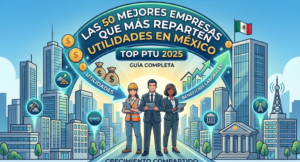 Ranking de utilidades de las 50 mejores empresas en Mexico
